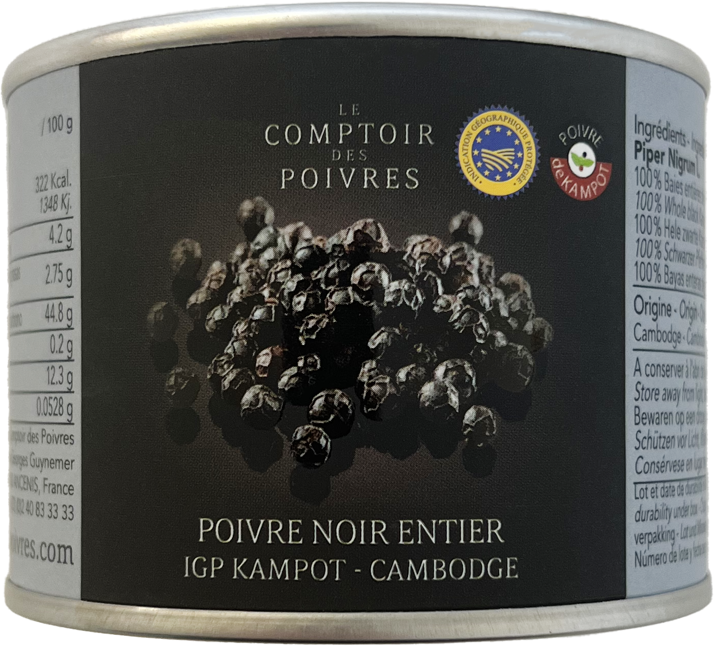Poivre rouge en grains de Kampot - 40 g
