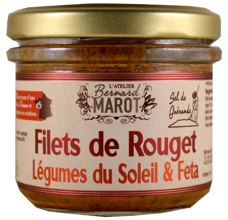 Filets de Rouget Aux Légumes du Soleil et Féta au sel de Guérande