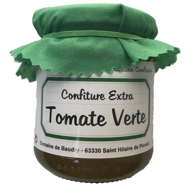 Confiture Extra de Tomate Verte, 250g, QUAI49