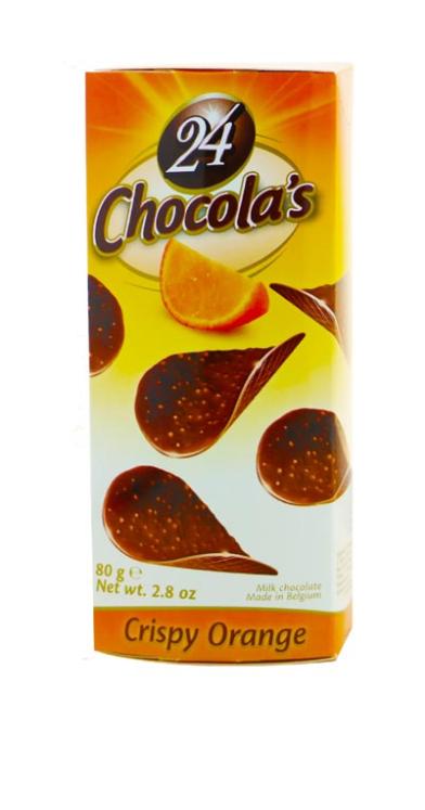 Tuiles Fines Chocolat Orange