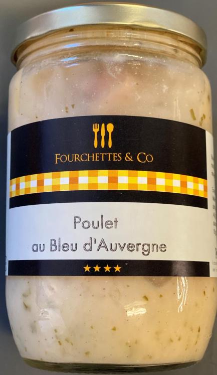 Poulet au Bleu d'Auvergne - Plat Cuisiné