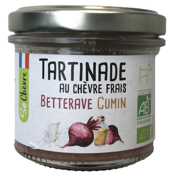 Tartinade Chèvre Frais Betterave Cumin - BIO