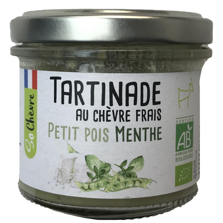 Tartinade Chèvre Frais Petit Pois & Menthe - BIO