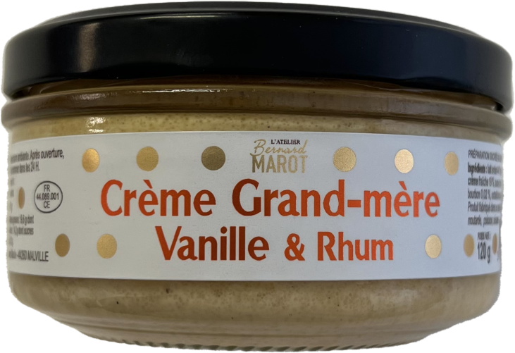 Crème Grand Mère aux Oeufs Frais Vanille & Rhum